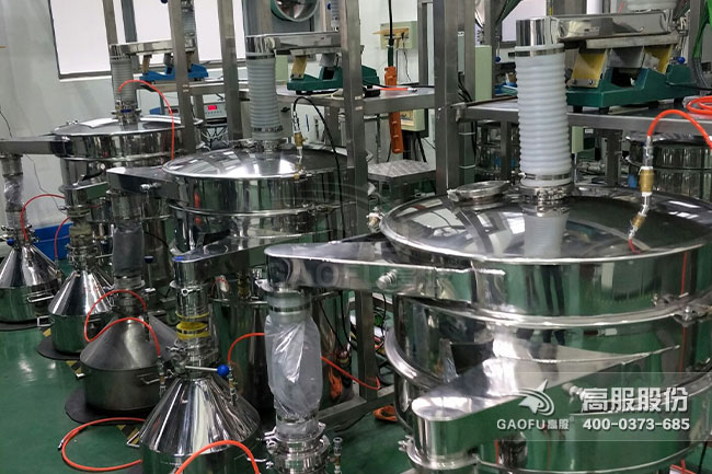 超聲波振動篩客戶現(xiàn)場